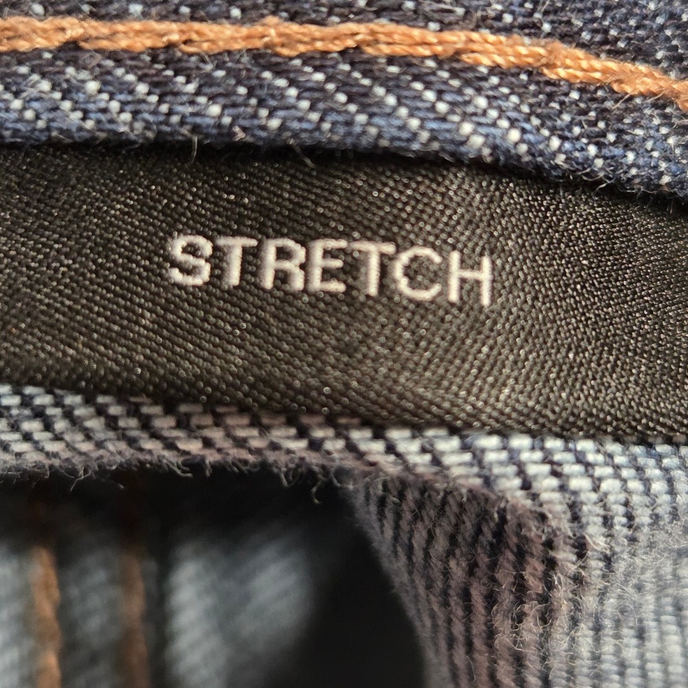 Hugo Boss Jeans 34/32 Dark Blue Stretch Straight Leg Designer Denim - Picture 4 of 8